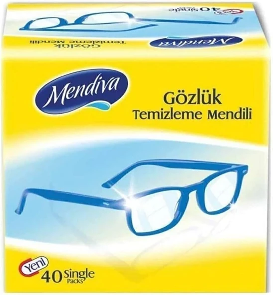 Kolonyali Mendil Gözlük Ekran Kask Temizleme Mendili Mendiva ürün görseli 1