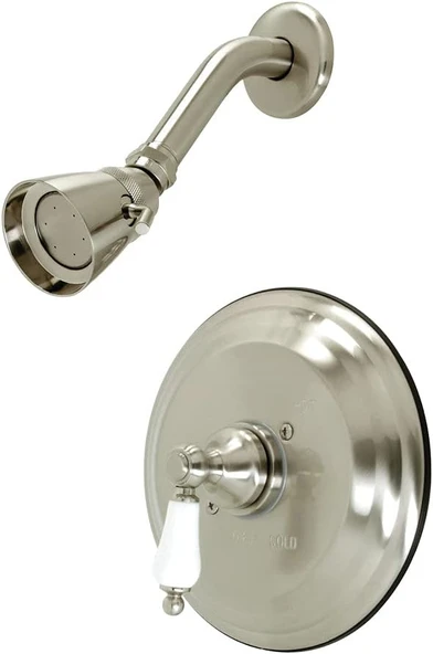 Brass Kb3638Plso Tub Duş Musluk, 7 – 1/2 Inç, Saten Nikel Brass ürün görseli 1