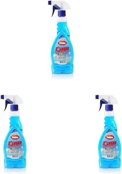 Vatan Cam Temizleyici Klasik Sprey 500 Ml (3 Paketi) ürün görseli 1