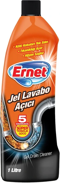 Ernet Süper Likit Jel Lavabo Açıcı 1 Lt ürün görseli 1