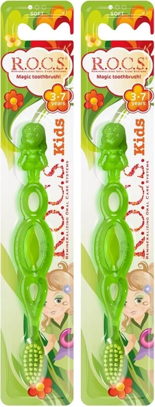 R.O.C.S. Kids 3-7 Yaş Fırçası Asorti (1 Adet) (2 Paketi) ürün görseli 1