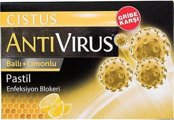Cistus Antivirus Bal Limonlu Pastil, 10 Adet ürün görseli 1