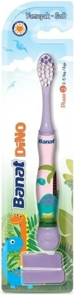 Banat Dino 2+ Yaş Çocuk Fırçası, Asorti ürün görseli 1