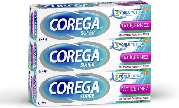 Corega Tat İçermez Yapıştırıcı 40G X 3 Adet ürün görseli 1
