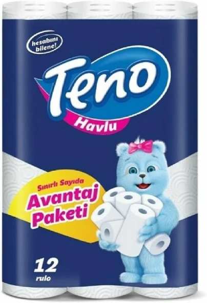 Teno Havlu Avantaj Paketi 12 Adet ürün görseli 1