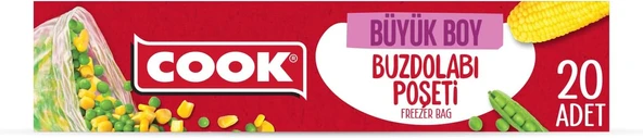 Cook Buzdolabı Poşeti, 30 X 45 Cm, 20 Yaprak ürün görseli 1