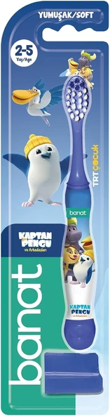 Banat Kaptan Pengu Çocuk Fırçası ürün görseli 1