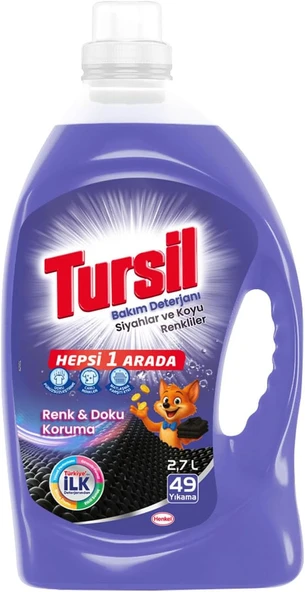 Tursil Bakım Deterjanı Siyahlar Koyu Renkliler 2.7L ürün görseli 1