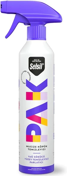 Selsil Pak Köpük Temizleyici Sprey 500 Ml ürün görseli 1