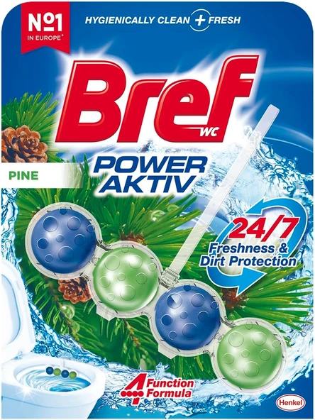 Bref Wc Power Aktiv Çam Klozet Temizleme Topları 1 X 1 Adet, Çam 1 ürün görseli 1