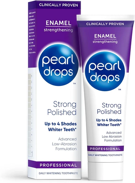 Pearl Drops - Güçlü Cilalı Beyaz Cilası - Emaye Güçlendirme - Parlatma Maddeleri Ile - 75 Ml ürün görseli 1