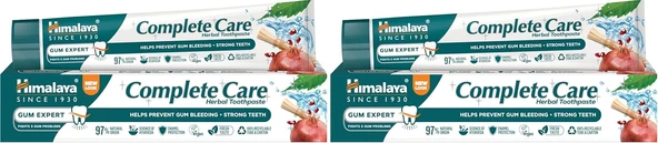 Himalaya Since 1930 Komple Bakım Bitkisel Macunu, Florürlü, Parabensiz, Vejeteryan, Güçlü Dişler, 75 Ml 2Li Paket ürün görseli 1