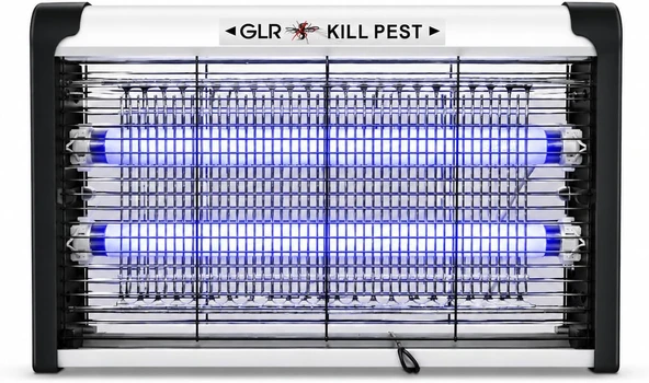 Glr Kf-6020 Elektrikli Sinek Öldürücü Lamba | 20W, 50M2 Etkili Sivrisinek Haşere Avcısı, 2500V Yüksek Voltaj Cihazı, Ce Rohs - Gri ürün görseli 1
