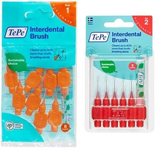 Tepe 0.45 Mm - Turuncu Arayüz Fırçası (1X 8 Adet) Tepe Blister 0.5 Mm - Kirmizi Arayüz Fırçası (1 X 6 Adet) ürün görseli 1
