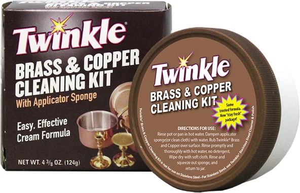 Twinkle (1, 4-3/8 Oz) - Malco Products Inc. 525105 Brass And Copper Cleaning Kit ürün görseli 1