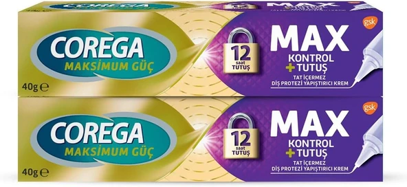 Corega Maksimum Protez Yapıştırıcı 40Gr 2'Li Paket ürün görseli 1