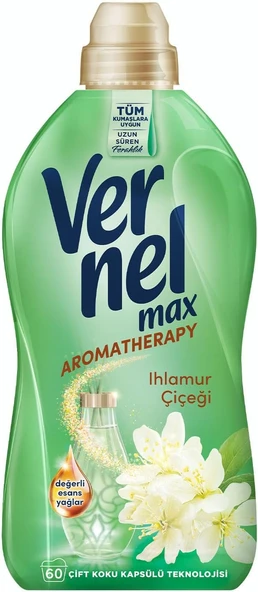 Vernel Ihlamur Çiçeği Kokulu 60 Yıkama Konsantre Çamaşır Yumuşatıcısı (1 X 1440 Ml) ürün görseli 1