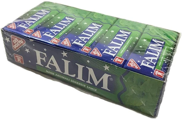 Falım Nane Aromalı Şekersiz Sakız 7 G (20 Adet) ürün görseli 1