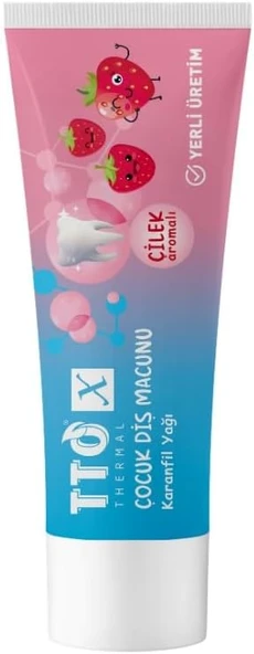 Tto X Çocuk Macunu Çilek Aromalı Karanfil ürün görseli 1