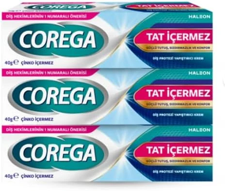 Corega Tat Içermez Protez Yapıştırıcı 40Gr - 3 Adet ürün görseli 1
