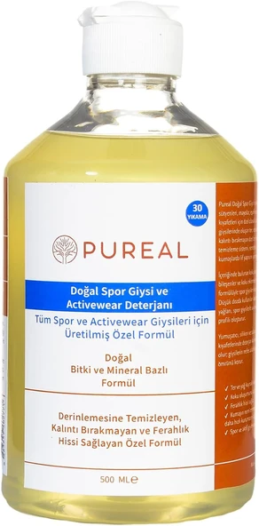 Pureal Doğal Spor Giysi Activewear Deterjanı ürün görseli 1