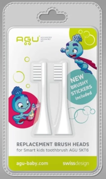 Agu Baby Stk6 Akıllı Fırçası Yedek Fırça Başlık ürün görseli 1