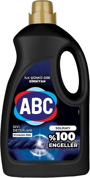 Abc Deterjan Sıvı Çamaşır Deterjanı Siyahlar 3 L ürün görseli 1