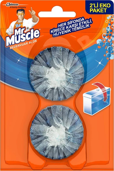 Mr Muscle Rezervuar Blok 2'Li Paket (1 X 2 Adet) ürün görseli 1