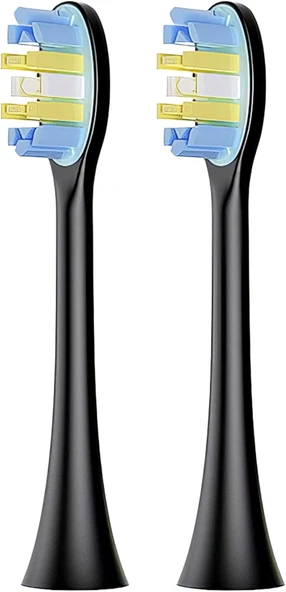 Npo Nicefeel X610-Z Dakikada 40000 Fırçası Yedek Başlığı 2'Li (Siyah, Medium) ürün görseli 1