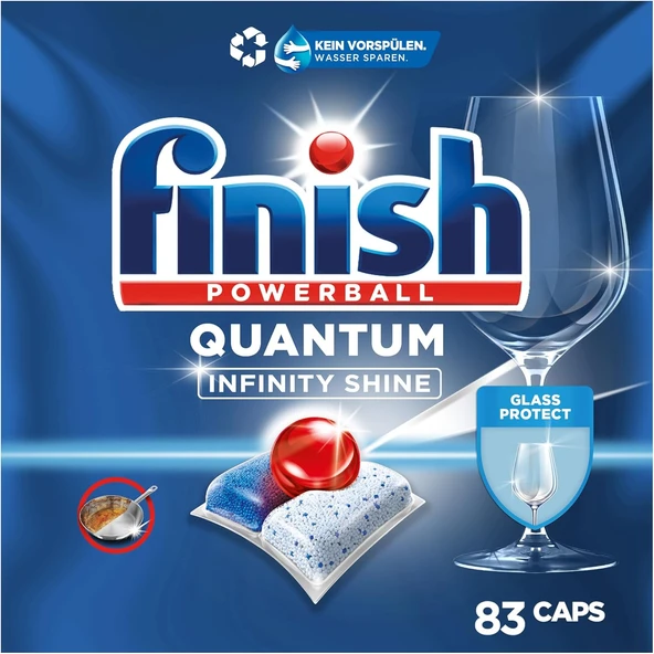 Quantum Infinity Shine 83 Kapsül Bulaşık Makinesi Deterjanı Tableti (1 X 83 Kapsül) ürün görseli 1