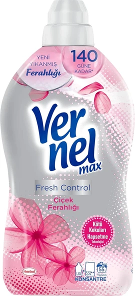 Vernel Konsantre Çamaşır Yumuşatıcısı 1320 Ml 55 Yıkama Çiçek Ferahlığı ürün görseli 1