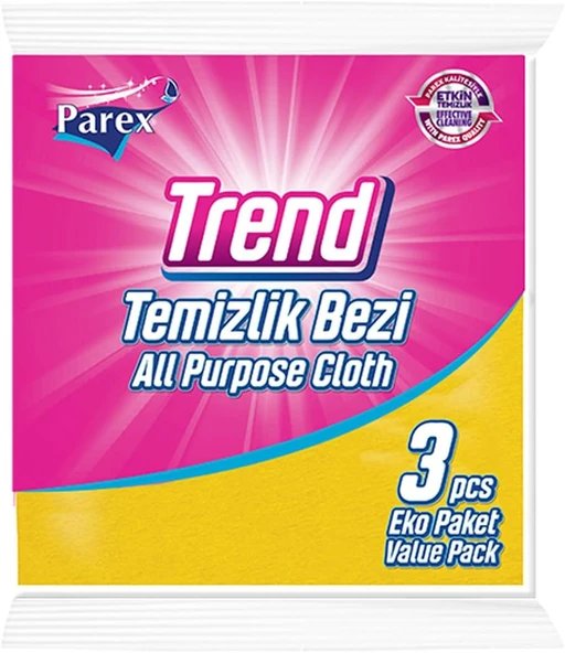 Parex Temizlik Bezi 3'Lü ürün görseli 1