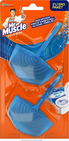 Muscle Klozet Blok Aqua 2Li Koku ürün görseli 1
