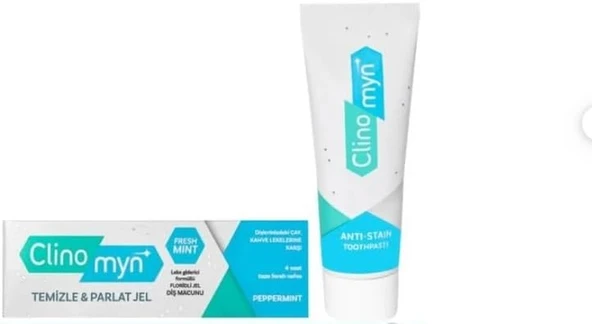 Clinomyn Fresh Temizleme Parlatma Jel Beyazlatan Parlatan Macunu 75 Ml X 4 Adet ürün görseli 1
