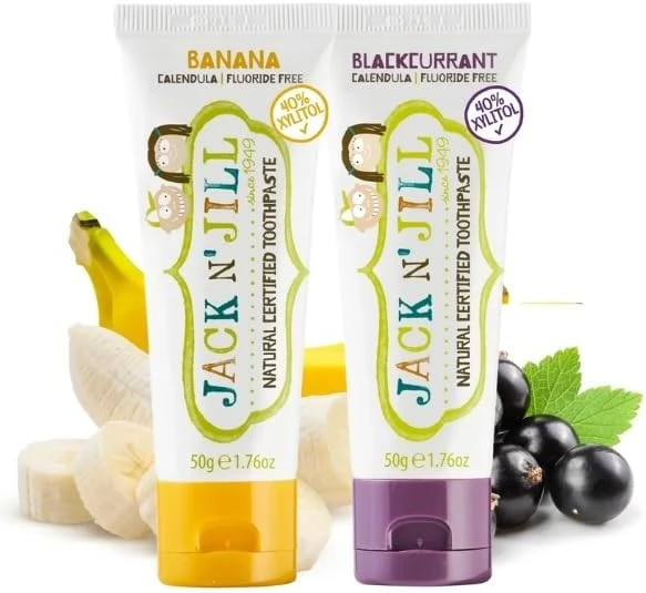 N' Jıll N Jill Doğal Macunu Muz & Frenk Üzüm Aromalı 2'Li Paket (2X50G) ürün görseli 1