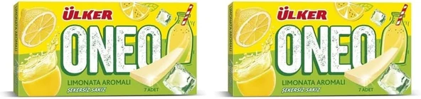 Ülker Oneo Slims Limonata Aromalı Sakız, 14 Gr (2 Paketi) ürün görseli 1