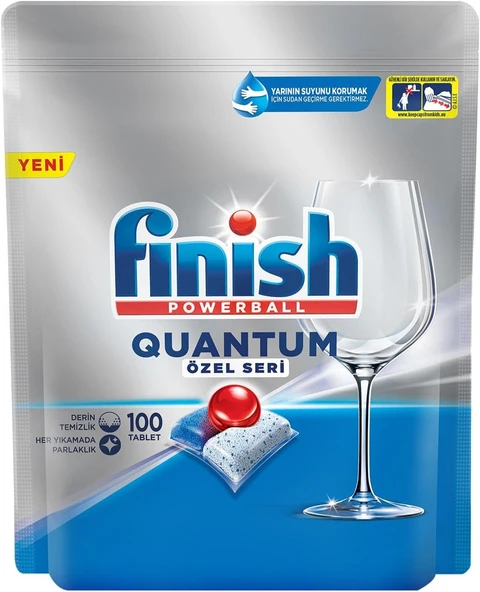 Quantum Özel Seri 100 Kapsül Bulaşık Makinesi Deterjanı Tableti (1 X 100 Kapsül) ürün görseli 1