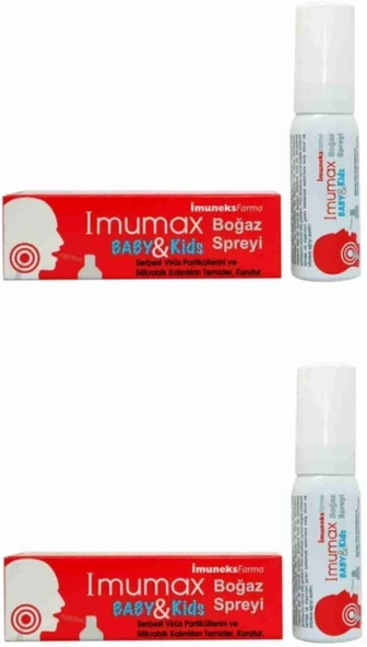Imuneks Imumax 3 Yaş Üstü Boğaz Spreyi - 20 Ml (2 Adet) ürün görseli 1