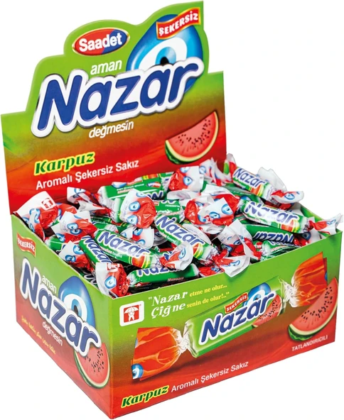 Karpuz Aromalı Sakız 100 Lü ürün görseli 1