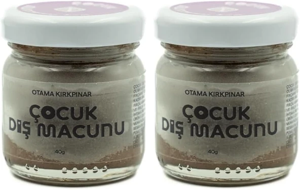 Otama Kırkpınar Doğal Vegan Çocuk Macunu 40 Ml (2 Paketi) ürün görseli 1
