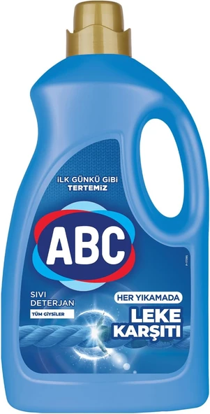 Abc Deterjan Sıvı Çamaşır Deterjanı Karşıtı 3 L ürün görseli 1