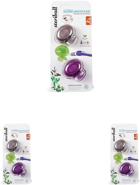 Steriball Hijyenik Koruyucu Kap 2 'Li Paket (3 Paketi) ürün görseli 1
