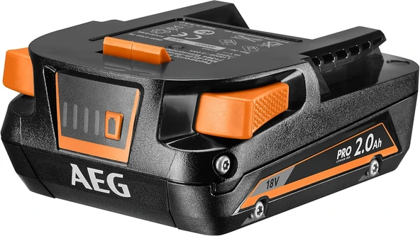 Aeg - V Pro18V 2,0 Ah Lityum Pil - Herhangi Bir Pro18V Subcompact Pro-Lityum Aletlerle Uyumlu Ve%100 Geriye Dönük Uyumlu - 3 Yıl - Yüksek Pil Ömrü - L1820S ürün görseli 1