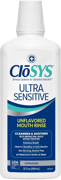 Closys -"Closys Tat Kontrollü Antiseptik Ağızlık 32Â Fl Oz (946Â Ml)" ürün görseli 1