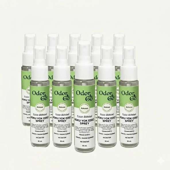 Koku Yok Edici Sprey – 10 Al 5 Öde (30Ml X 10 Adet) - Cep & Çanta Boy ürün görseli 1