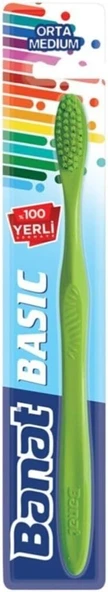 Banat Fırçası - Orta Sertlik (Yeşil) ürün görseli 1