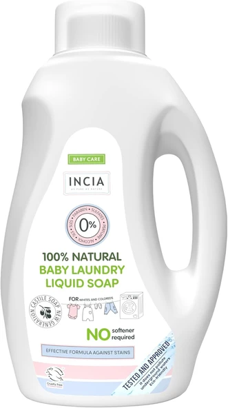 Incia%100 Doğal Bebek Çamaşır Sabunu Bitkisel Deterjan Kendinden Yumuşatıcılı Lavanta 750 Ml ürün görseli 1