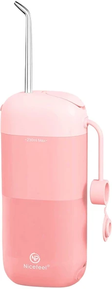Npo Nicefeel Fc5170 Mini Taşınabilir,Şarjlı, Teli/Protez Bakım Profesyonel Ağız Duşu (Pembe) ürün görseli 1