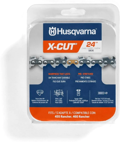 Husqvarna 529475084 X-Cut S83G Elektrikli Testere Zinciri, Gri ürün görseli 1