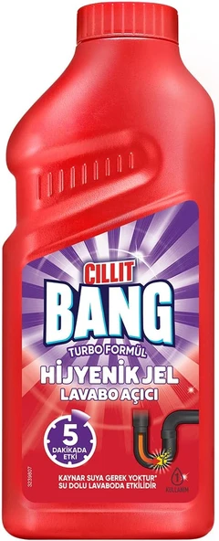 Cillit Bang Hijyenik Gider Lavabo Açıcı Jel 500 Ml ürün görseli 1